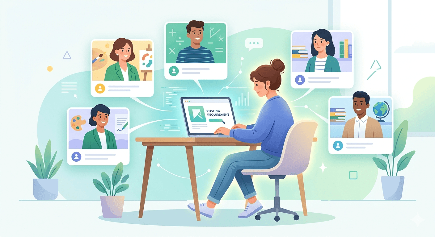 Student finding tutor